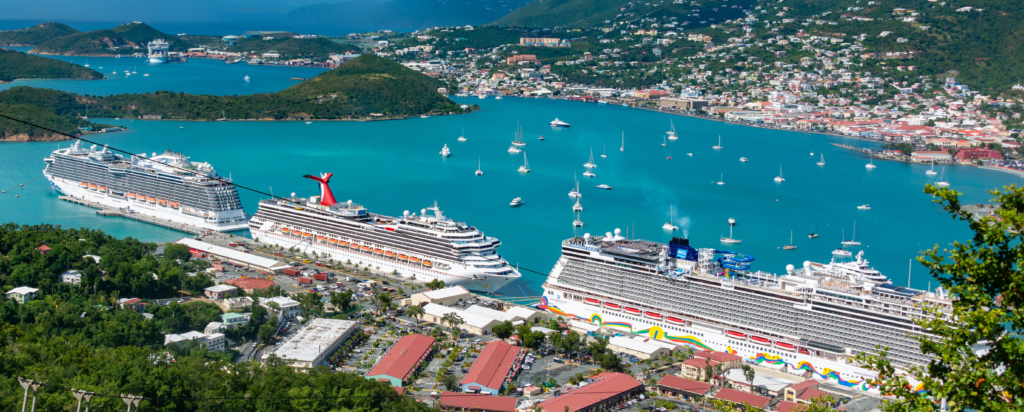 Multiple Cruise Ships From Norwegian and Carnival Cruise Lines