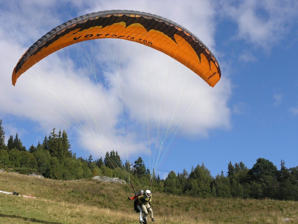 Destinations For Thrill-Seekers INTERLAKEN IN SWITZERLAND — PARAGLIDING