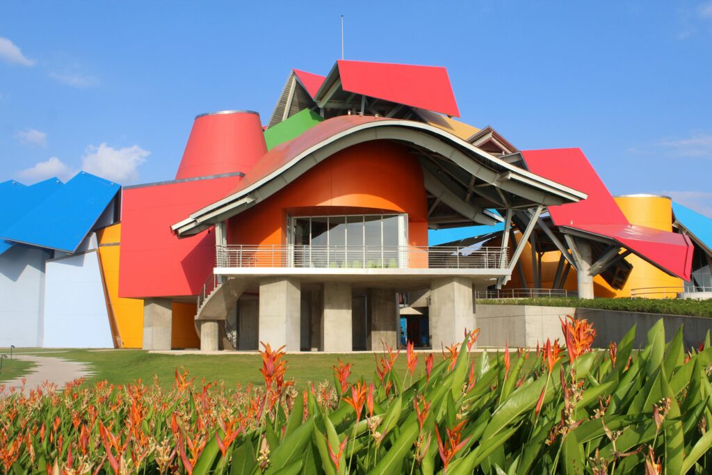 Biomuseo is an architecturally stunning building with exhibits about the local area's biodiversity