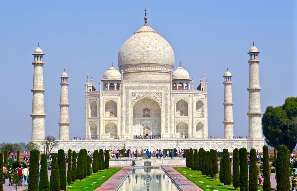 SIp tea while you gaze at the Taj Mahal at The Oberoi Amarvilas in Agra