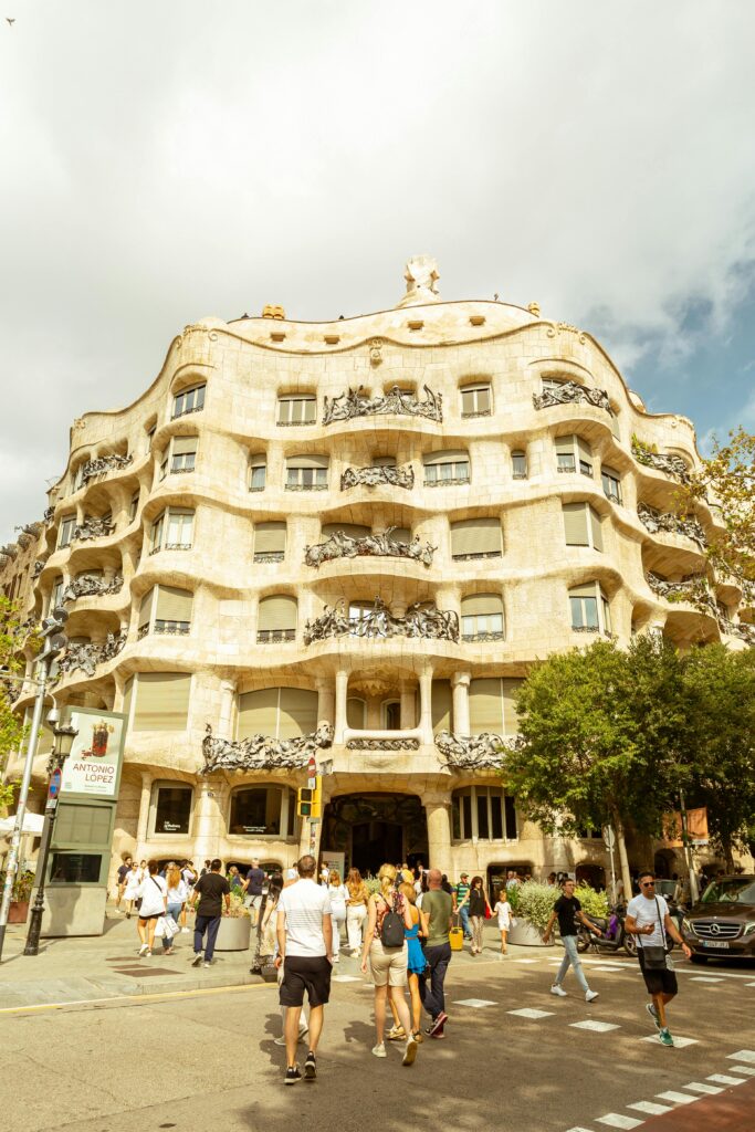 La Pedrera - Casa Milà Gaudi architecture in Barcelona