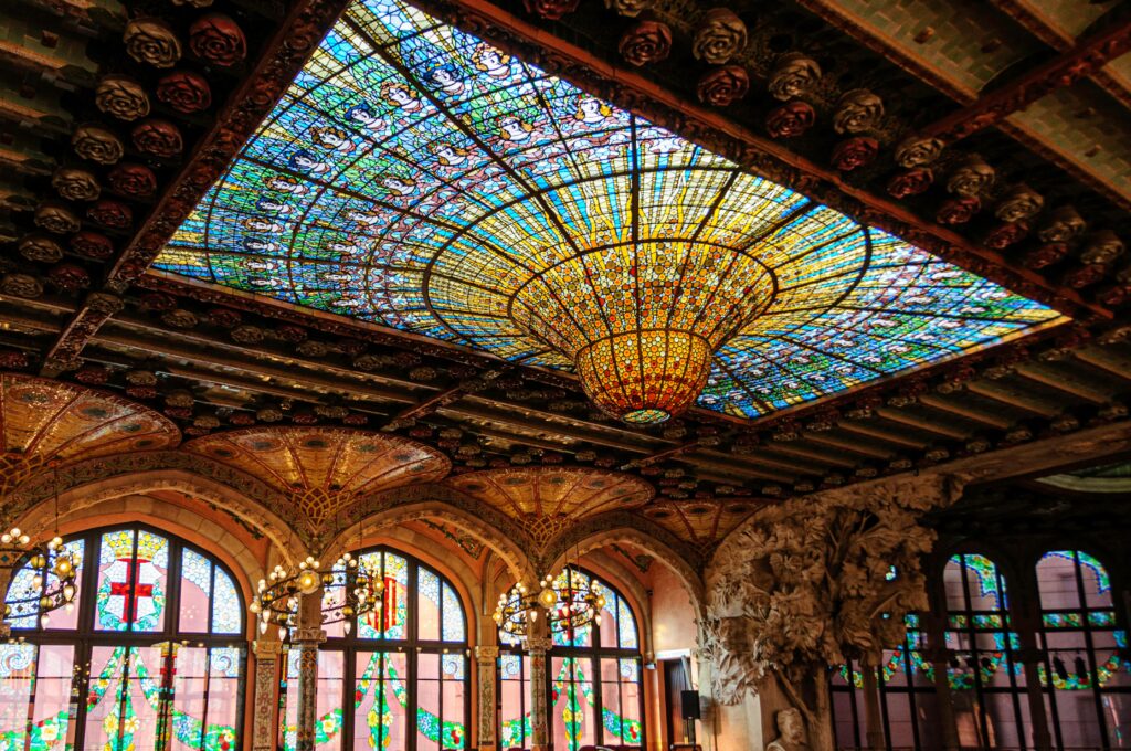 Palau de la Música Catalana concert hall music venue in Barcelona