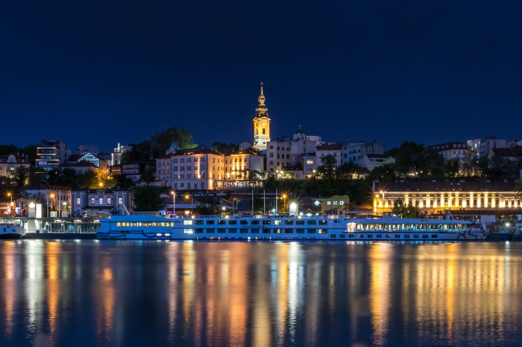 Belgrade, Serbia is an up and coming party city with floating riverboat nightclubs