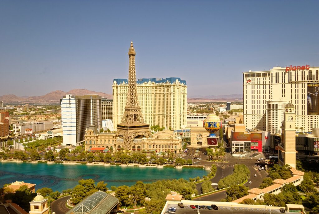 Popular party hotspot: Las Vegas, USA nightlife includes gambling, shows, and nightclubs