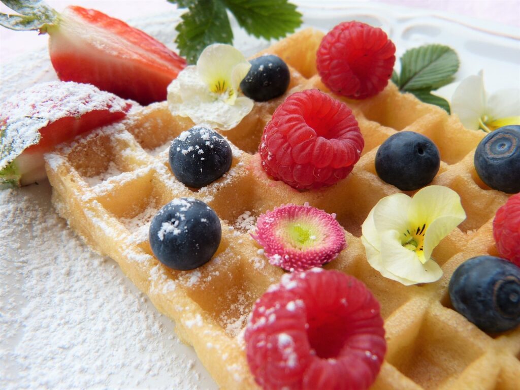 Belgian waffles may be the highlight of your one-day trip! Try both the Brussels and Liège varieties.