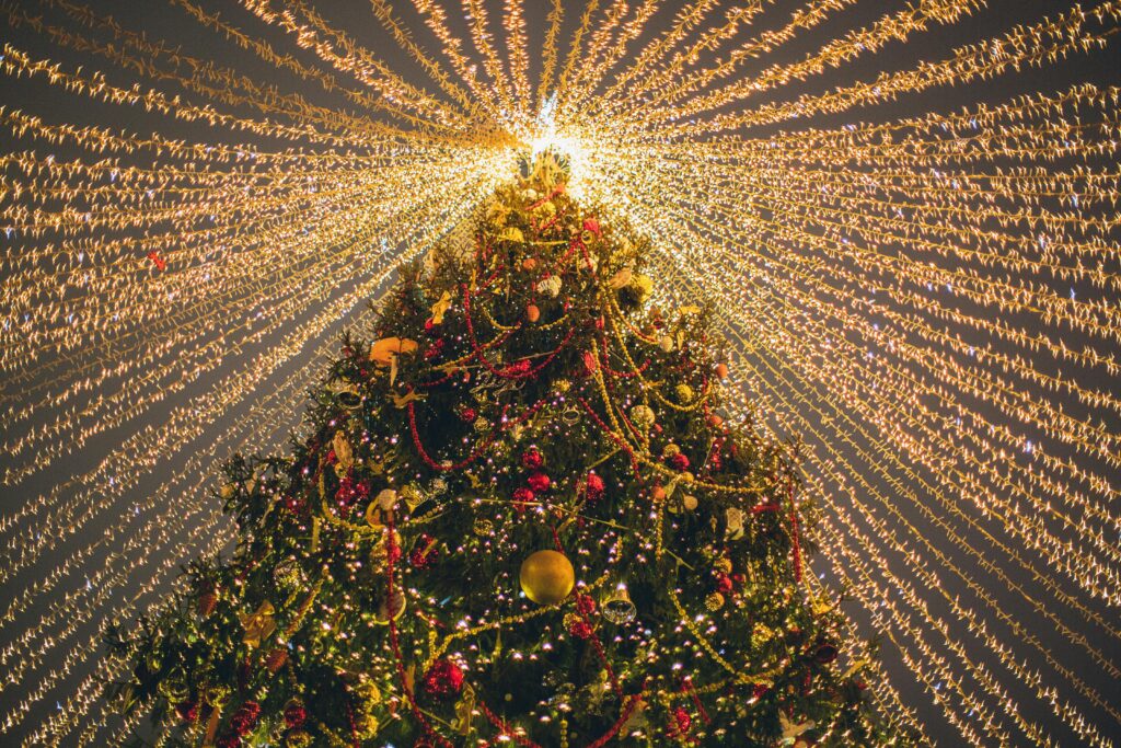 Stunning Christmas Trees Around The World Holiday celebrations festive decorations light shows worldwide